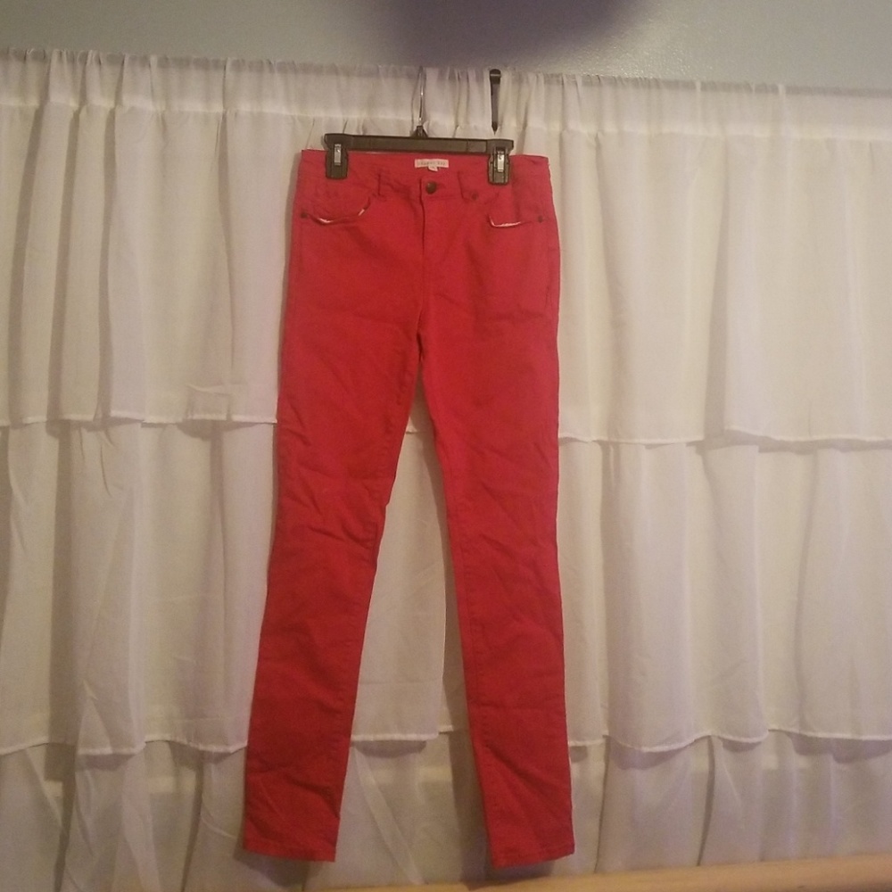 Red jeans